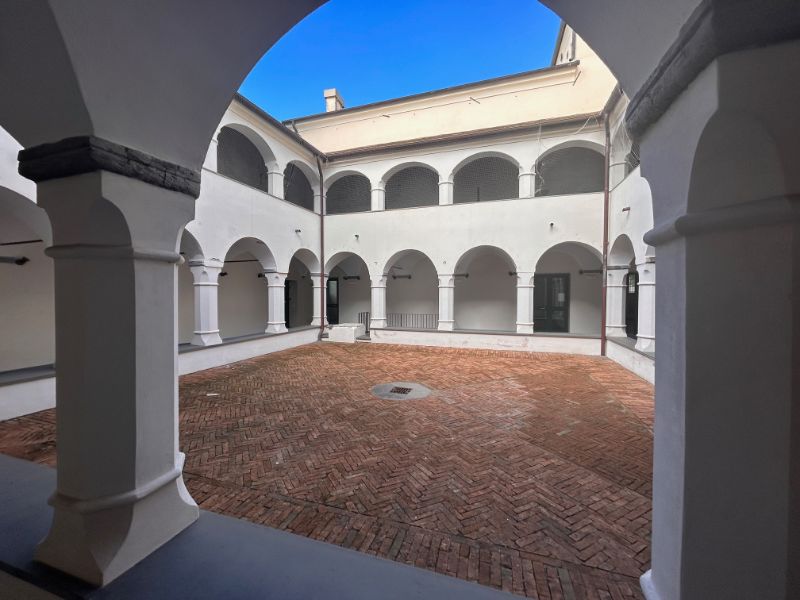 Casa dei Cantautori Genova, chiostro.